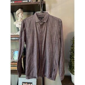 John Varvatos Star USA Button Down Shirt Multicolor Mens Size Large